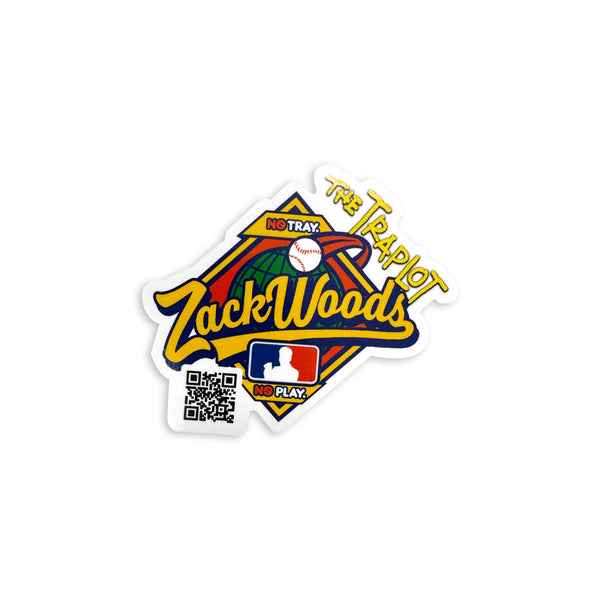 Zackwoods Traplot Baseball Logo - 1 (Sticker)