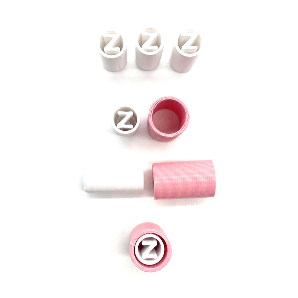 Zackwoods/BIOKEMP - 2 Piece Tips - Pink/White (3 for $13) (Inspired by Roll BMC)