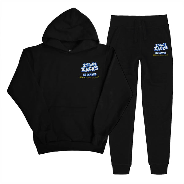 2 Stack Zack's XL Leaves (Black Sweatsuit)